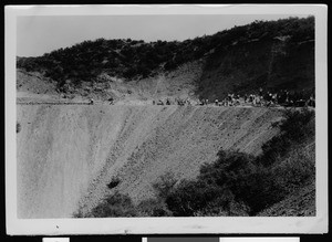 Excavation work on Wetona Drive, Los Angeles, 1933