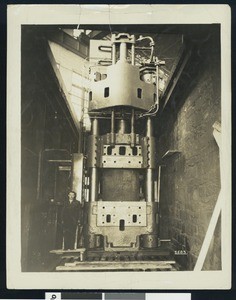 Ferrel Hydraulic Metal Forming Press, ca.1930