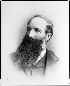 Portrait of B.F. Ball, a pioneer of South Pasadena, ca.1880-1900