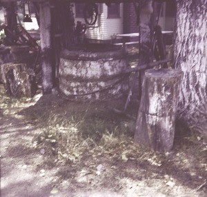 Adobe well on the Rubidoux rancho, 1960