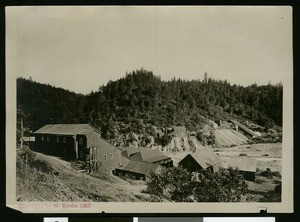 Nevada County Views, showing Champion Mines in Grass Valley, ca.1910