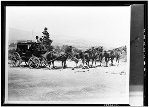 Stage coach on Catalina Island