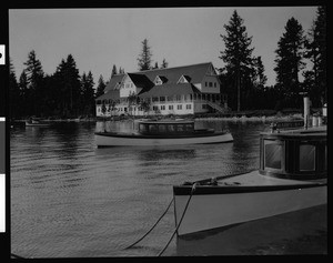 Casino and launches, Tallac, Lake Tahoe, ca.1910