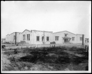 Exterior view of the West Coast Knitting Mills Building, 1900