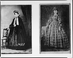Costumes of ladies' dress, 1870-1875