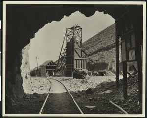 View of a mining site in Yellow Astor, Randsburg