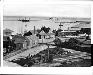 The Port of Los Angeles at the San Pedro Harbor, Los Angeles, ca.1905