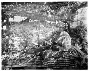 Coahuilla Indian woman at Torres, east of Palm Springs, ca.1903