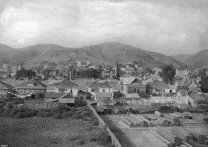 View of the residential section of Ventura, ca.1920