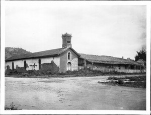 General view from the west of Mission San Francisco Solano de Sonoma, ca.1906