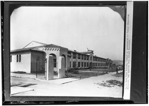 Exterior view of Eagle Rock High School in Eagle Rock, 1931