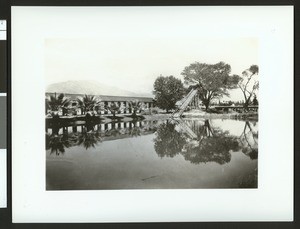 Lagoon at Harlem Springs in the San Bernardino Mountains, ca.1900