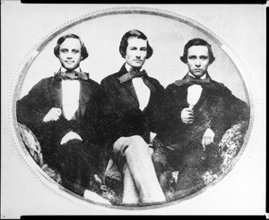 The Sepulveda brothers and Antonio Yorba, ca.1850