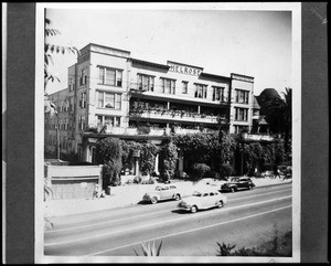 Melrose Hotel on Grand Avenue between First Street and Second Street on Bunker Hill, ca.1945