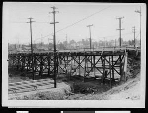 Old Marengo Street Bridge over Pacific Electric Railway tracks