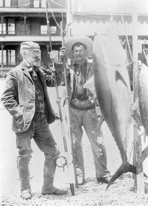 Professor Charles Frederick Holder and boatman Jim Gardner