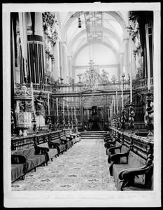 Interior of the Cathedral, Mexico City, Mexico, showing the path to the Choir, ca.1905-1910