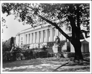 Exterior view of the Huntington Library and Art Gallery in San Marino, ca.1930