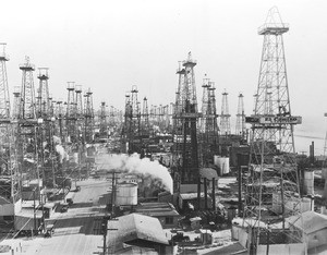 View of the Venice oil fields