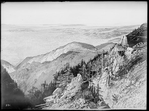 Mount Lowe Railway painting, California