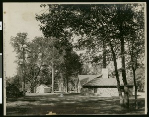 Idyllwild camping resort with cabins and tents, ca.1900