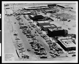 California City's first shopping center, May 1, 1962
