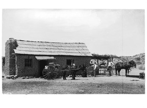 Manuel Garcia adobe at Little Rock Creek, Antelope Valley, ca.1885