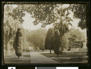 State Capitol grounds in Sacramento, ca.1900