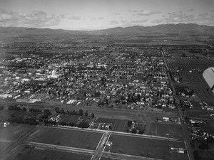 Aerial view of Van Nuys, ca.1945