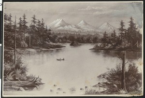 The Three Sisters and Clear Lake, Oregon