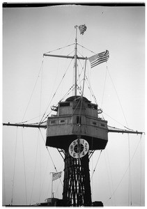 Mast of a battleship