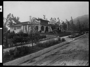 Casa Verdugo mission residence, "Soledad," in Glendale, ca.1905