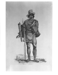 Drawing by Alexander Forbes (Capt. Wm. Smythe, R.N.?) depicting a California Indian, 1839