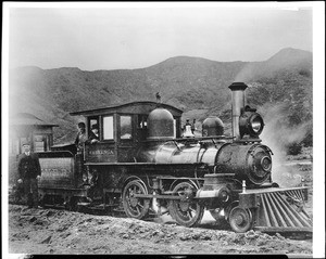 Cahuenga Valley Railroad that ran from Hollywood to Santa Monica, 1889