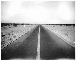 A new road west of Yuma, Arizona