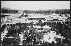 Plaza Constitucion in Culiacan, Mexico