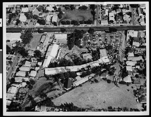 Aerial photograph of Optimist Boy's Home, Annandale section of Highland Park, ca.1955