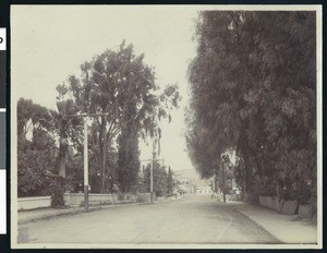 Monterey Street looking east to where it meets Chorro Street, San Luis Obispo, ca.1900