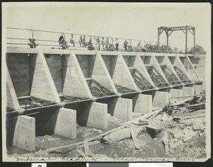 Construction workers on the Imperial Heading below Yuma, Arizona