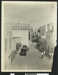 Exterior view of the national sound stages, ca.1925