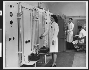 Shell Oil Company employees at work, ca.1940