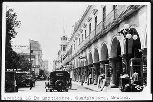 View of Avendia 16 de Septiembre, Guadalajara, Mexico