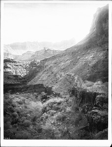 Looking north from Rock Cave on the Bass Trail, Grand Canyon, ca.1900-1930