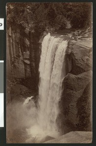 View of Vernal Falls in Yosemite National Park, ca.1920