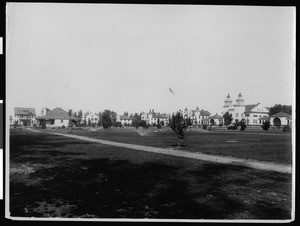 Panoramic view of the Sherman Indian School in Riverside, ca.1910