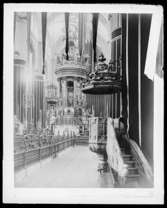 Interior of the Cathedral, Mexico City, Mexico, ca.1905-1910