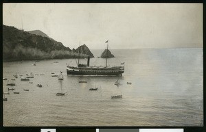 Steamer Cabrillo at Avalon, Santa Catalina Island, ca.1910