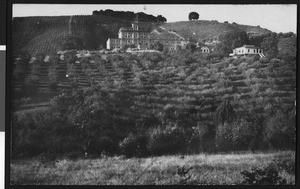 View of the Sacred Heart--novitiate(?) in Los Gatos, California, ca.1900