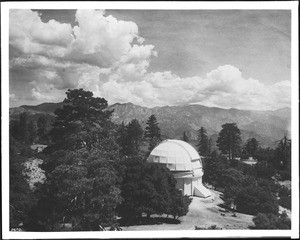 Mount Wilson Observatory and surrounding mountains, ca.1930