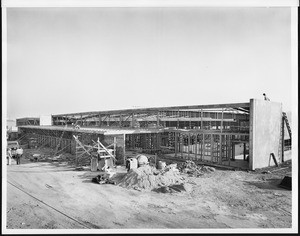 Ramo-Wooldridge Corporation Building under construction, Westchester, November 10, 1954